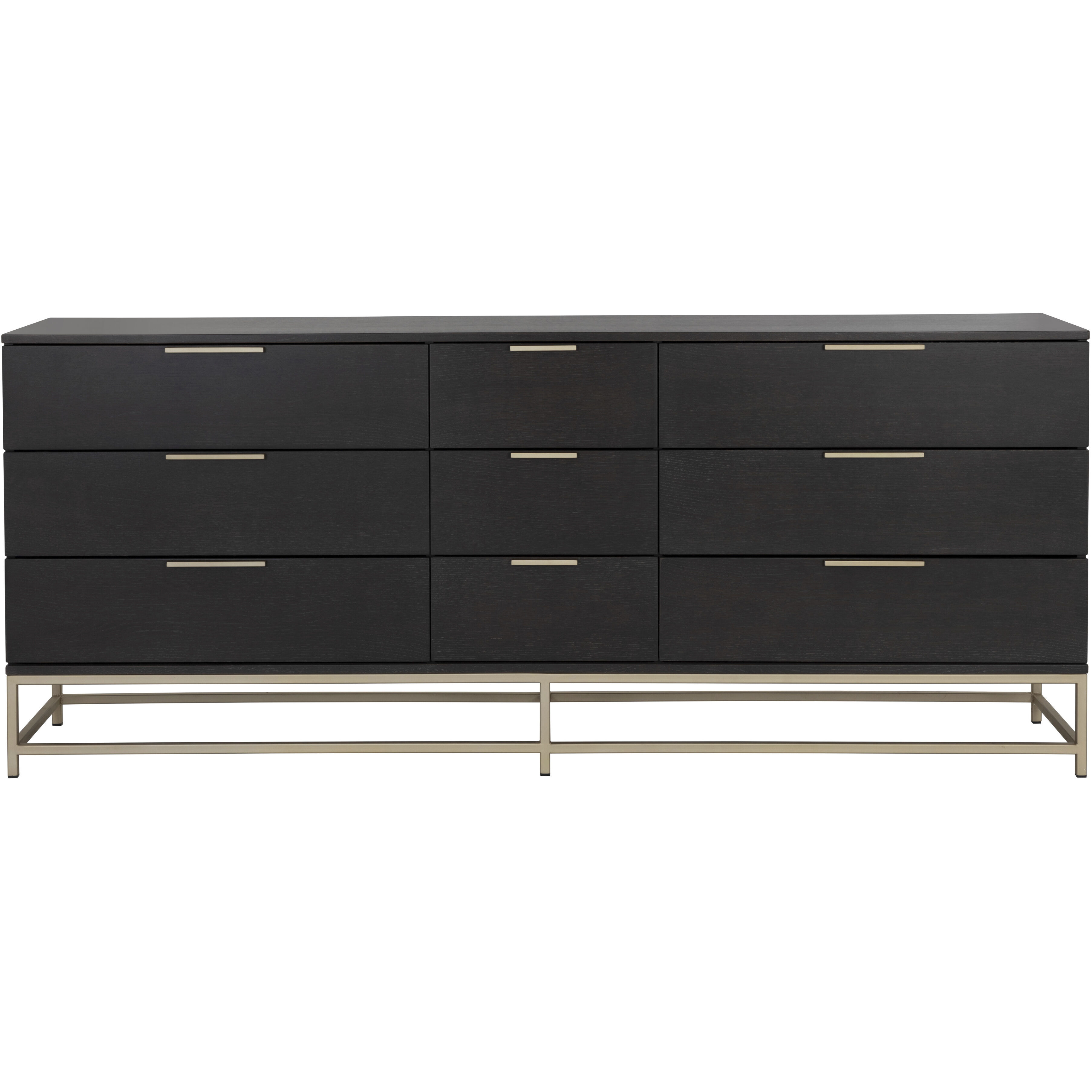 Rebel Gold / Charcoal Grey Dresser, Large